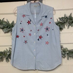Patriotic Sleeveless Top